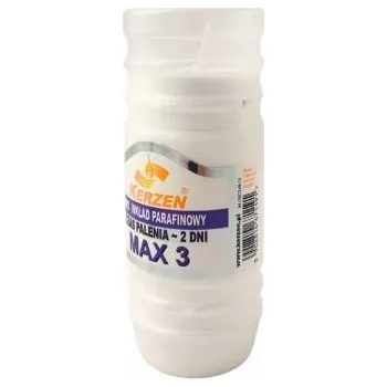 Svíčka Parafínová náplň do do hřbitovních svíček Kerzen MAX 3, výdrž 60 hodin (2,5 dne), 1 kus