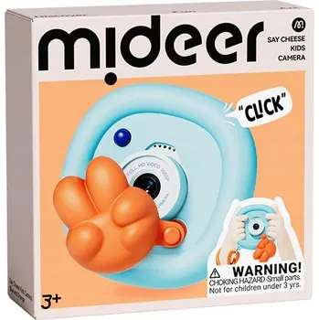 Digitální kompakt Dětský digitální fotoaparát Mideer Say Cheese! – modrý
