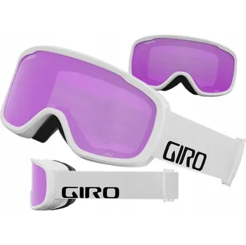 Lyžařské brýle Giro Cruz White Wordmark (Zrcadlové sklo, barevné, jantarové)