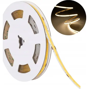 LED páska LED pásek COB 5W/m 24V 4000K – 5 metrů Neutrální bílá, IP65 Vodotěsný
