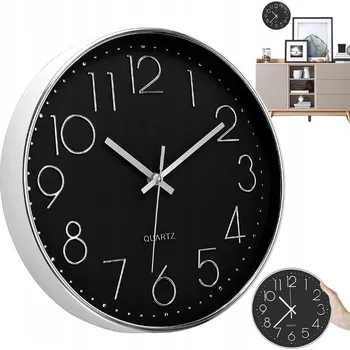 Hodiny LED digitální nástěnné hodiny 23 cm s dálkovým ovládáním a USB napájením, vícebarevné