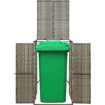 Odpadkový koš Plast kryt na odpadkový koš VidaXL 70 cm x 80 cm