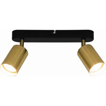 Stropní reflektor kulatý Auhilon Deco Lighting černý, žlutý