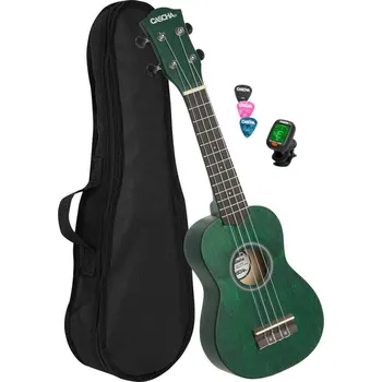 Ukulele Cascha HH 3972 EN Green Sopránové ukulele (Jako nové)