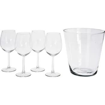 Sklenice EXCELLENT skleničky na víno + chladicí sada 5 ks