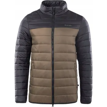 Pánská softshellová bunda Hi-Tec pánská prošívaná bunda bez kapuce Montano, velikost M