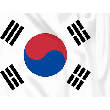 Vlajka Fosco Vlajka Jižní Koreje 1 x 1,5 m