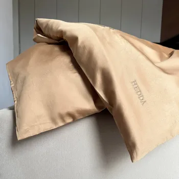 Povlečení HEDDA Povlečení bavlněný satén Laila cinnamon - set 140x200 cm, 70x90 cm