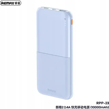 Powerbanka REMAX powerbanka Lango2 10000 mAh Ultra tenká 2.4A Rychlé nabíjení Modrá