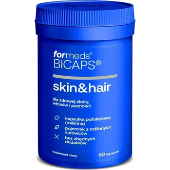 Formeds BICAPS SKIN & HAIR 7 složek selen zinek vlasy kůže nehty 60 kapslí.