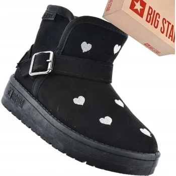 Dívčí sněhule DĚTSKÉ SNĚHULE BIG STAR KK374243 ČERNÉ 32