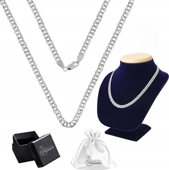 Řetízek Stříbrný řetízek ryzosti 925, vzor Rombo, 50 cm x 3 mm