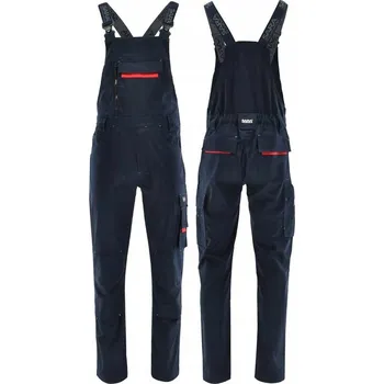 Pracovní obuv Pracovní kalhoty s laclem ELASTICKÉ Lehké Pohodlné Mnoho kapes Velikost 58