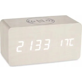 Hodinky HODINKY budík BEZDRÁTOVÁ NABÍJEČKA 3v1 USB