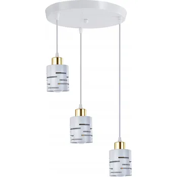 ZÁVĚSNÉ SVÍTIDLO ELEN X3 OCEL BÍLÁ ZLATÁ IP20 35W LED E27