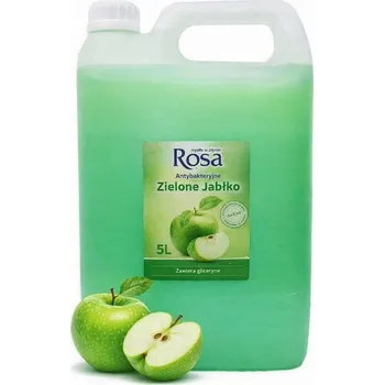 Mýdlo Antibakteriální mýdlo v tekuté formě Rosa zelené jablko náhradní náplň 5L
