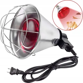 VÝHŘEVNÁ LAMPA PRO DRŮBEŽ – PRO KUŘATA, KRÁLÍKY A PLAZY