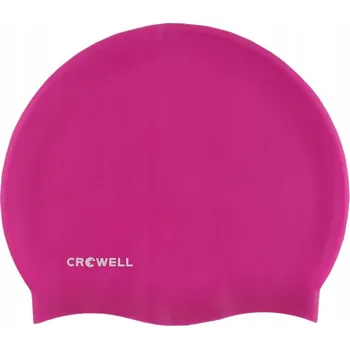 Plavecká čepice Plavecká čepice pro dospělé Silikonová Crowell růžová