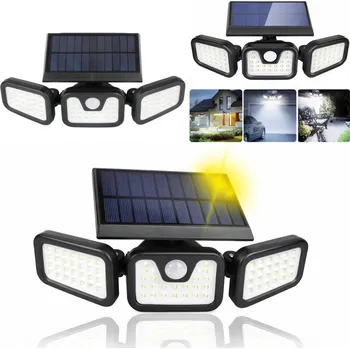 Venkovní osvětlení Solární Lampa 3v1 LED s Čidlem Pohybu a Soumraku