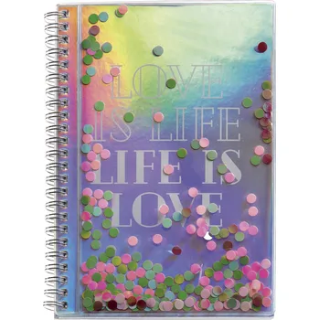 Zápisník Confetti A5 Miquelrius - Love