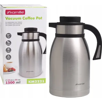 Termoska Termoska na nápoje Kamille 1,5 l stříbrná