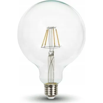 Žárovka LED žárovka V-TAC 6W Filament E27 G125