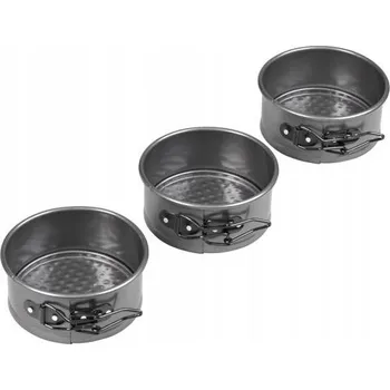 Forma na pečení Forma Na Dort SADA 3 miniformiček na dort 10 cm - MINI FORMY NA PEČENÍ