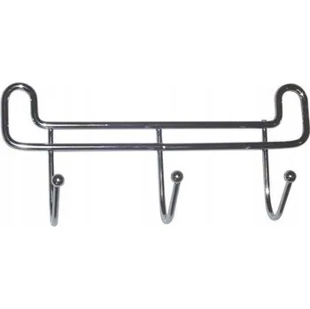 Věšák Chromový věšák se 3 háčky, 16 cm 2724