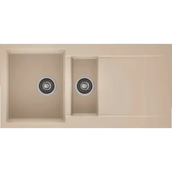 Granitový dřez Dřez granitový 1,5-komorový ZEUS béžový