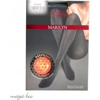 Podprsenka Punčocháče hladké Marilyn KEEP HEAT 80den béžové Creme velikost 3/4