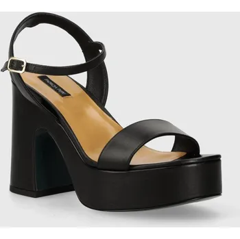 Dámská obuv Kožené sandály Patrizia Pepe 8X0065.L048.K103 černá 99X, EUR 41