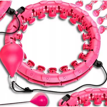 Hula hoop One Fitness 43 cm růžová s cvočky