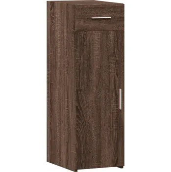 Komoda Komoda s dvířky a zásuvkou, hnědý dub, 30x42,5x93 cm