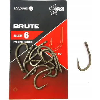 Rybářský háček Nash Háčky Pinpoint Brute vel. 4