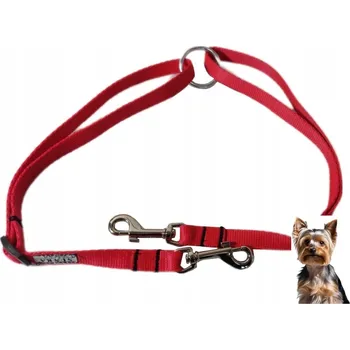 Vodítko pro psa Dvojitá Vodítko / Rozbočovač pro dva malé psy, velikost S, 45/72, šité