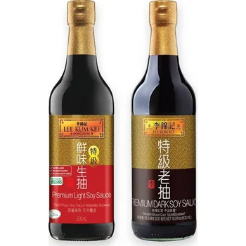 Omáčka Lee Kum Kee Sada světlé a tmavé sojové omáčky Superpremium