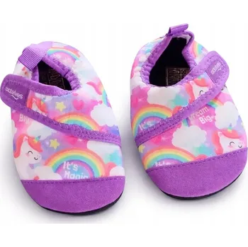 Vodácké vybavení Buty Do Wody Ćwiczeń Dla Dzieci Roz 22/23 Dla Dětské boty do vody pro cvičení, velikost 22/23, pro dívky s motivem jednorožce