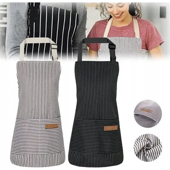 Kuchyňská zástěra 2 KS KUCHYŇSKÁ ZÁSTĚRA OCHRANNÁ GASTRONOMICKÁ S KAPSOU