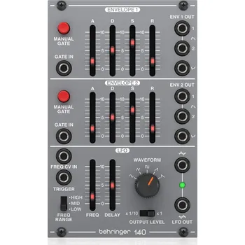 Klávesový nástroj Behringer 140 DUAL ENVELOPE/LFO Modulární systém (Jako nové)
