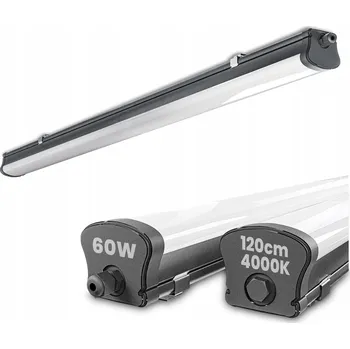Stropní svítidlo LED do garáže IP65 60W 120cm dílenské hermetické svítidlo