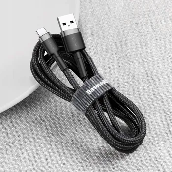 Datový kabel Kabel Baseus USB - USB-C 0,5 m šedý