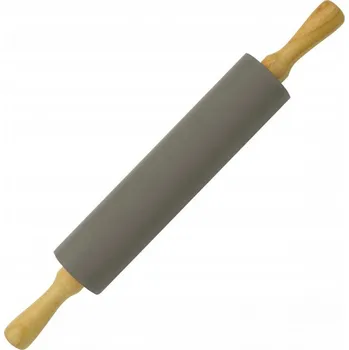Váleček na těsto SILIKONOVÝ VÁLEČEK NA TĚSTO OTOČNÝ NEPŘILNAVÝ 47CM VELKÝ