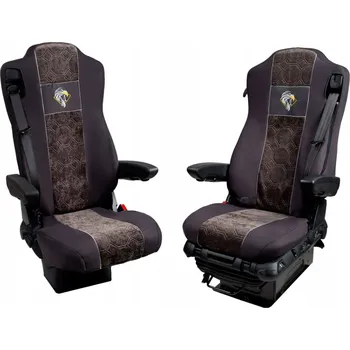 Potah sedadla POTAHY MB ACTROS MP 4 2011- ŠEDÉ 1+1, 2 POPRUHY