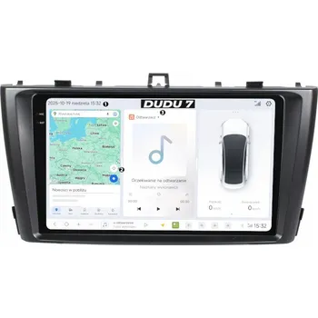Autorádio DUDUAUTO AUTORÁDIO S NAVIGACÍ TOYOTA AVENSIS T27 2008-2015 ANDROID QLED 6GB