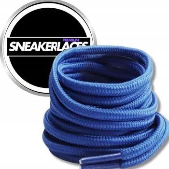 Tkaničky do bot Kulaté tkaničky 150 cm Modré tkaničky do tenisek a bot velikosti 45-46