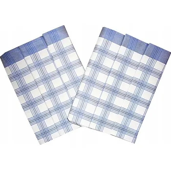 Utěrka Sleepwell Bambusové ručníky - Velká kostka - modrá 50x70cm 3 ks