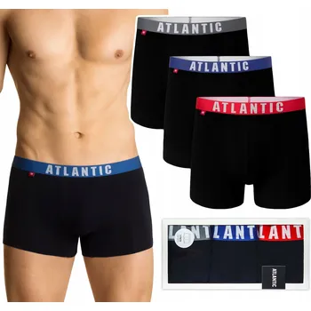 Pánské boxerky 3-BALENÍ trenýrky ATLANTIC 3MH-011 - M