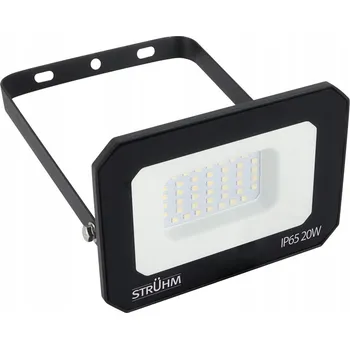 LED reflektor 20W černý s neutrálním světlem ASTON LED IDEUS