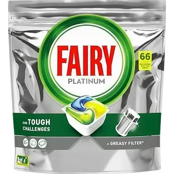 Přípravek do myčky Fairy 6 6 Ks Platinum Lemon vhodné do myčky nádobí