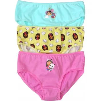 Dívčí spodní prádlo Dívčí kalhotky, střih "figi", 3 kusy, velikost 6/7 let, Gábinin Kouzelný Domek, 116/122 cm